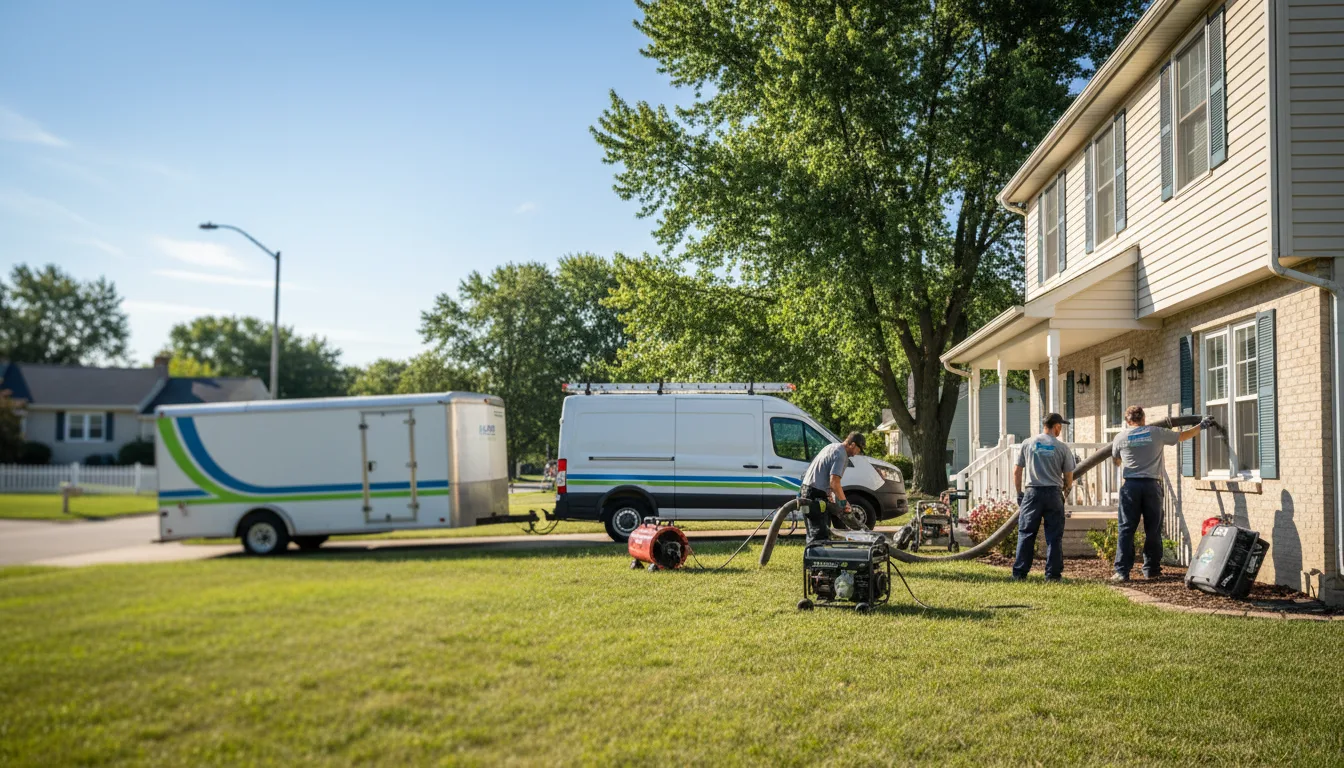 Flooded Basement Restoration And Cleanup With Repair in Walton, KS near me